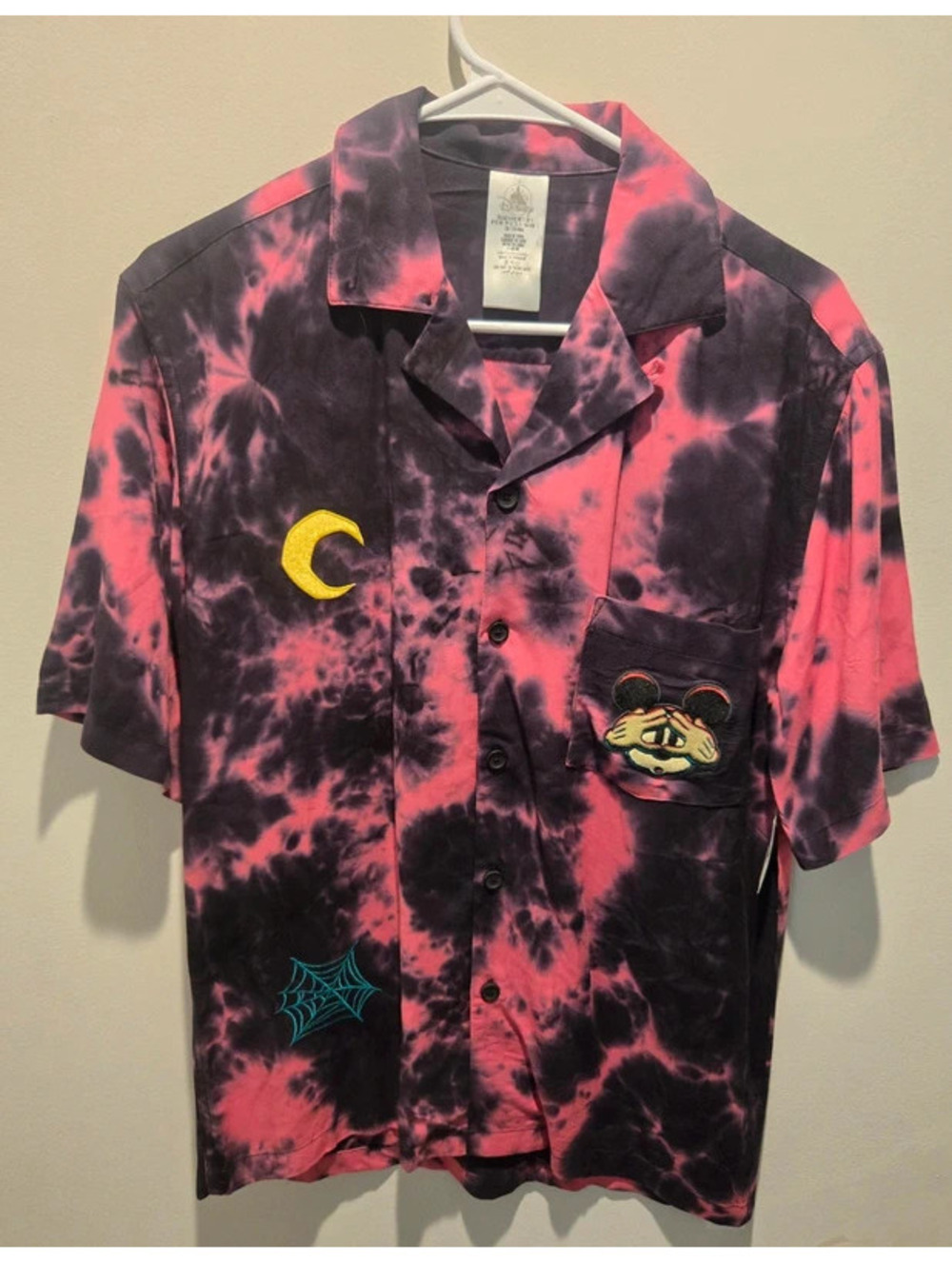 Disney Parks Mickey Mouse Halloween Button Up
